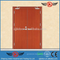 JK-FW9104 Double Leaf Wooden Entry Door be Used in Emergency Access